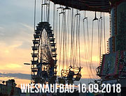 Fotos Aufbauzeit Oktoberfest München 2018 Wiesnaufbau Tag 62 - Fotos und Video vom 16.09.2018 (©Foto: Martin Schmitz)